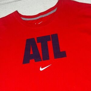 Nike Atlanta Braves ATL T Shirt Mens‎ 3XL Red MLB Baseball Graphic Tee Swoosh